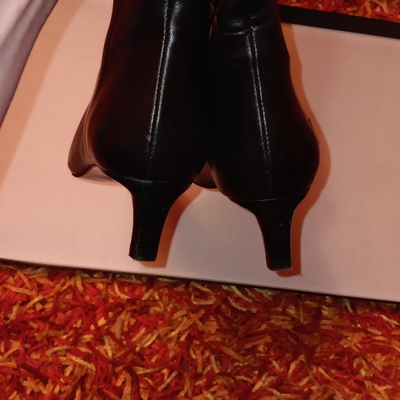 Mango Genuine Leather Boots with Kitten Heel and Square Toe - Picture 8 of 10
